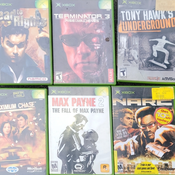 Xbox Games (six games)Tony Hawk, Max Payne, Narc, Dead to Rights... - Picture 2 of 2
